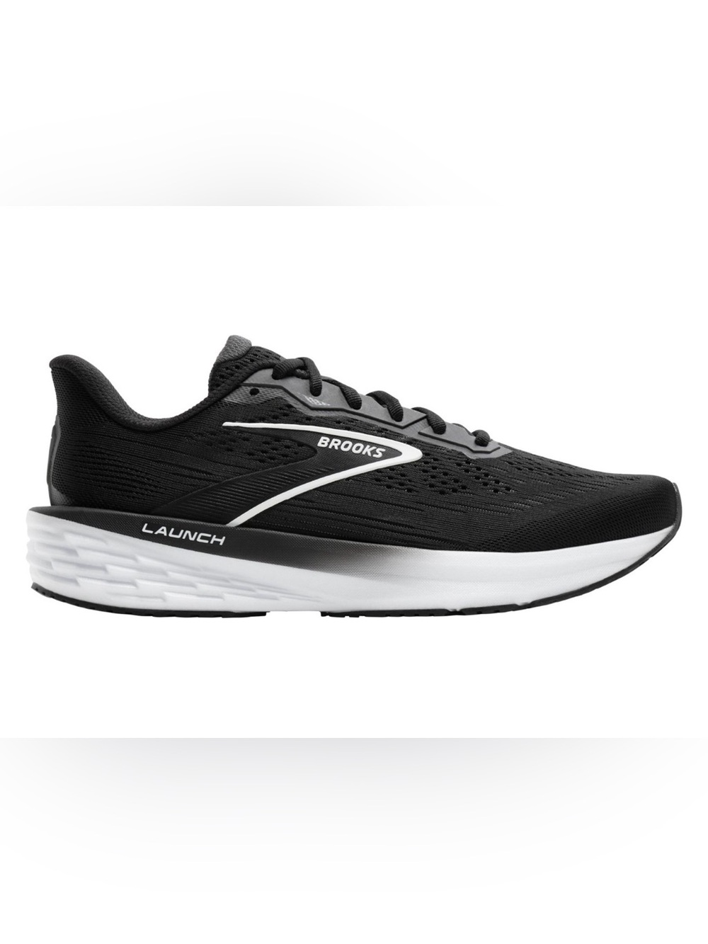 Brooks Launch Men's Running Shoes in Black and White